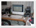 my cluttered workspace